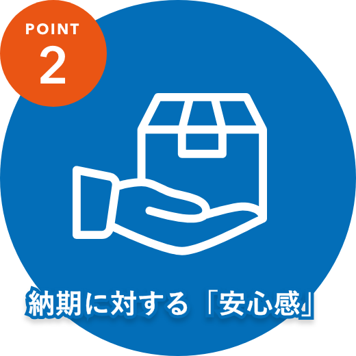 納期に対する「安心感」